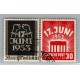 ALEMANIA OCCIDENTAL BERLIN 1953 SERIE COMPLETA DE ESTAMPILLAS 38 EUROS